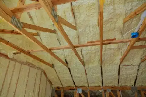 Spray Foam Removal roofing installation 2